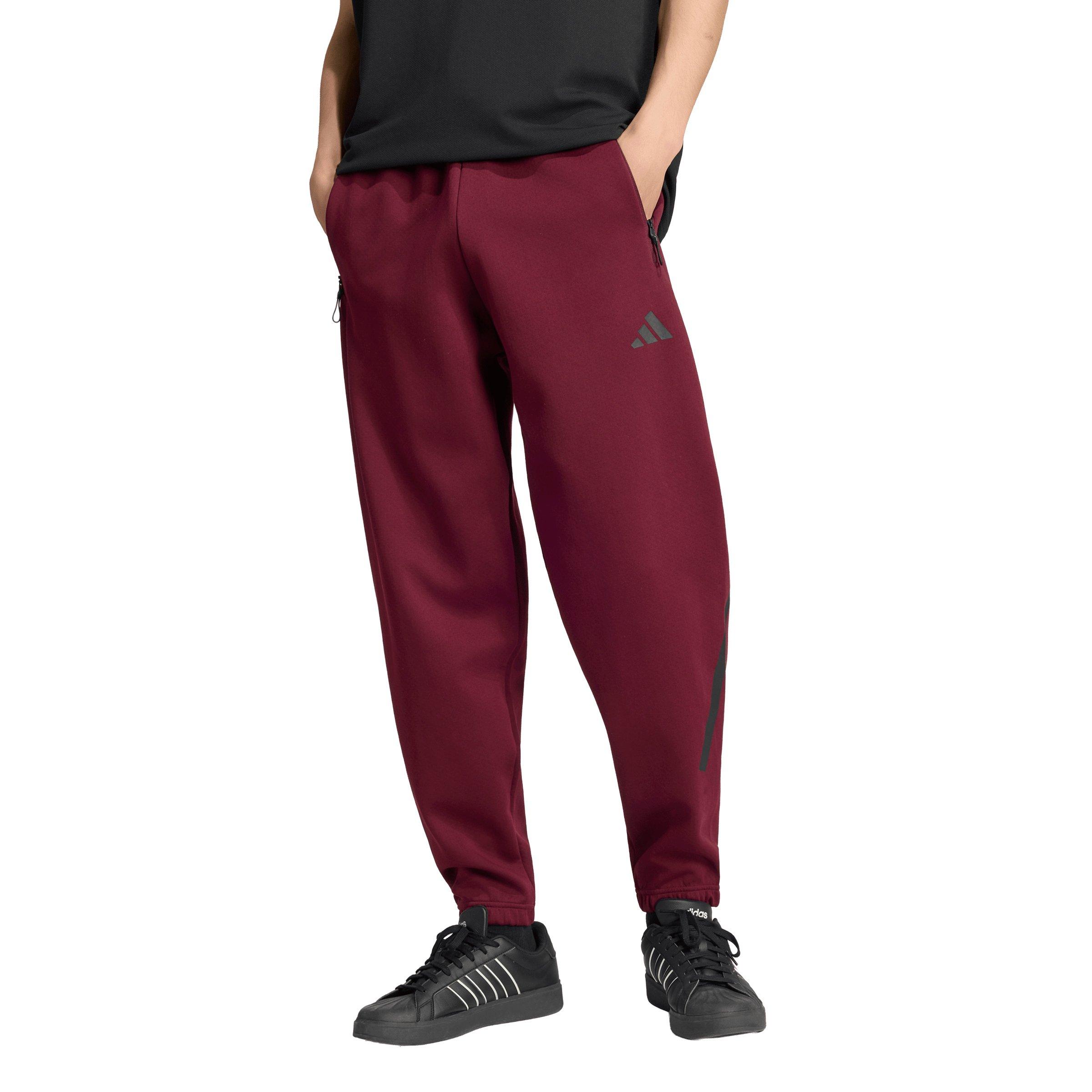 adidas Men's Z.N.E. Pants - Maroon - MAROON